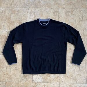 Pendleton Black and Gray Crewneck Sweater